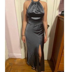 Keepsake The Label Closer Maxi Dress in Midnight Navy SIZE SMALL